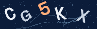 Imagem com um código de verificação de 5 caracteres