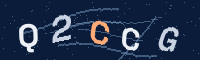 Imagem com um código de verificação de 5 caracteres